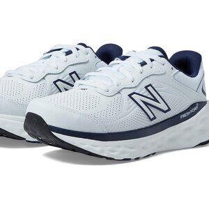 New Balance Mens Fresh Foam X 840v1 Leather Sneakers white/blue Sz 9.5 4-E Xwide